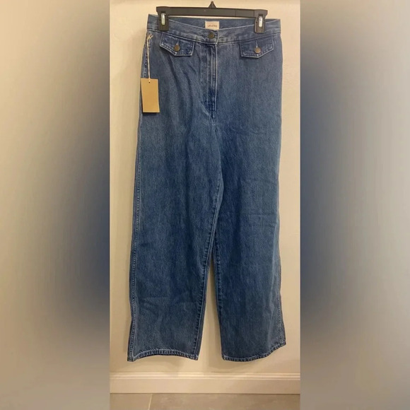 Aritzia Wilfred Free Range Jean Ocean Medium Blue Size 8 - Picture 4 of 7